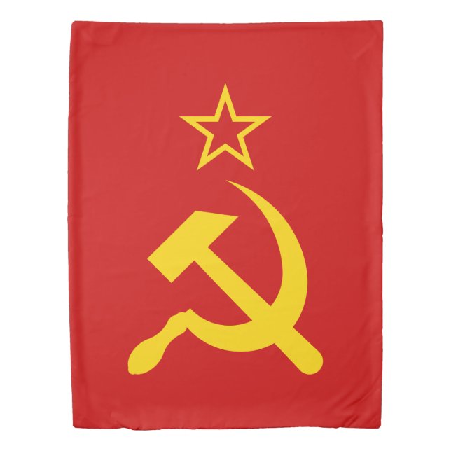 USSR Flag - Soviet Union Flag Duvet Cover (Front)