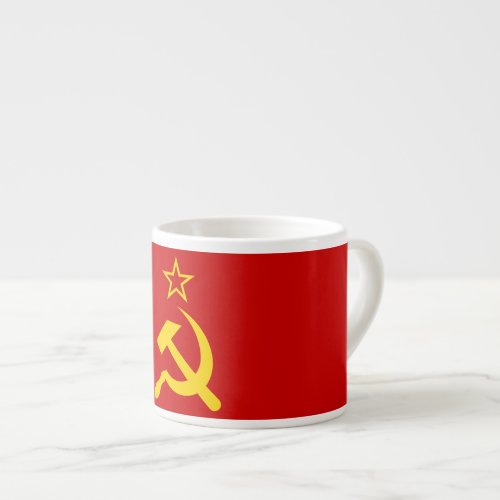 USSR Flag _ Soviet Union Flag Espresso Cup