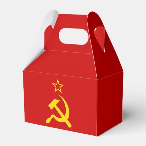 USSR Flag _ Soviet Union Flag Favor Boxes