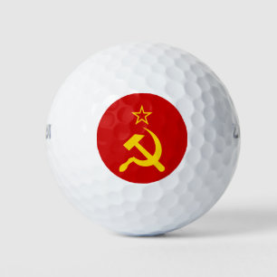 USSR Flag - Soviet Union Flag Golf Balls