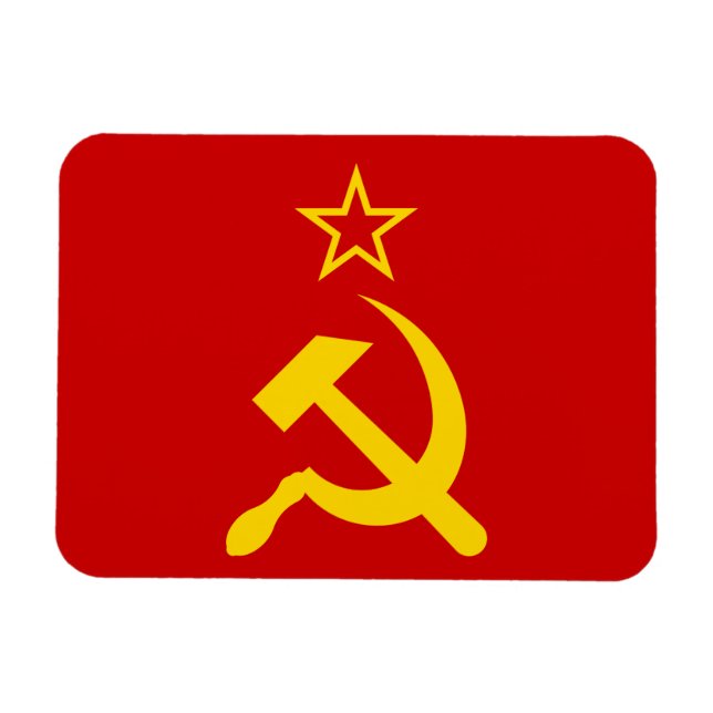 USSR Flag - Soviet Union Flag Magnet (Horizontal)