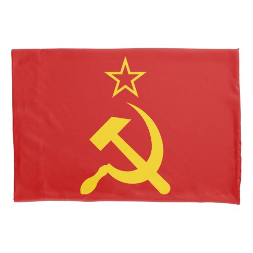 USSR Flag _ Soviet Union Flag Pillow Case