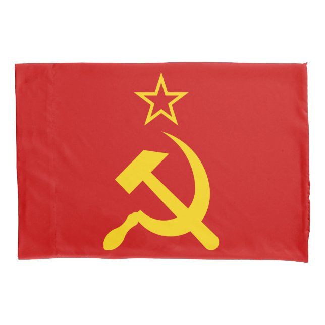 USSR Flag - Soviet Union Flag Pillow Case (Front)