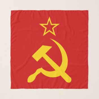 Ussr Flag - Soviet Union Flag Scarf by FlagGallery at Zazzle