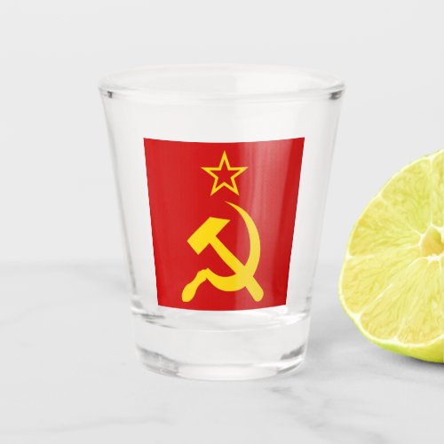 USSR Flag _ Soviet Union Flag Shot Glass