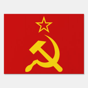 USSR Flag - Soviet Union Flag Sign