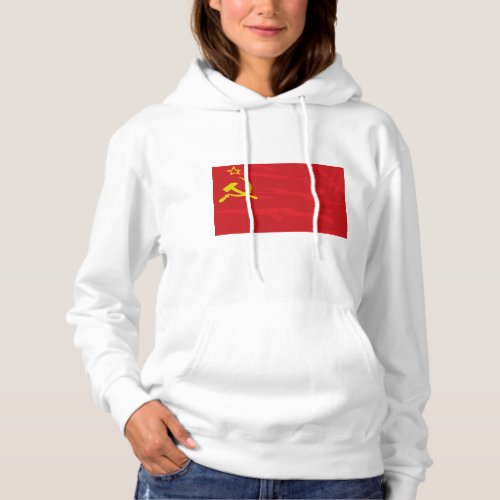 USSR Flag Womens Hoodie