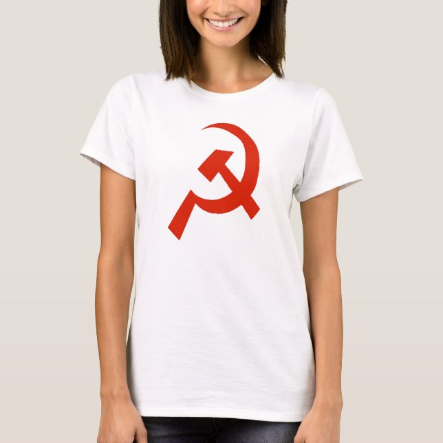 USSR  Hammer Sickle Symbol T-Shirt (Front)
