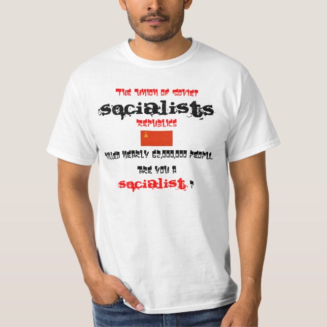 USSR killed 62,000,000 people T-shirt (Front)