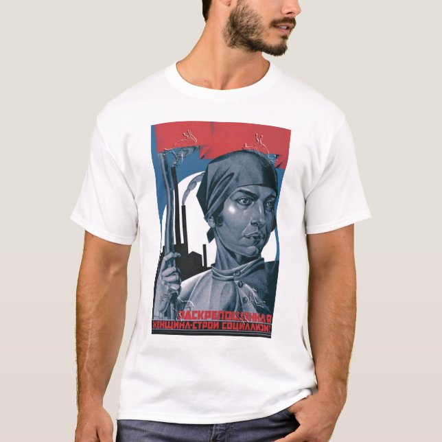 USSR,  russian, soviet, propaganda T-Shirt (Front)