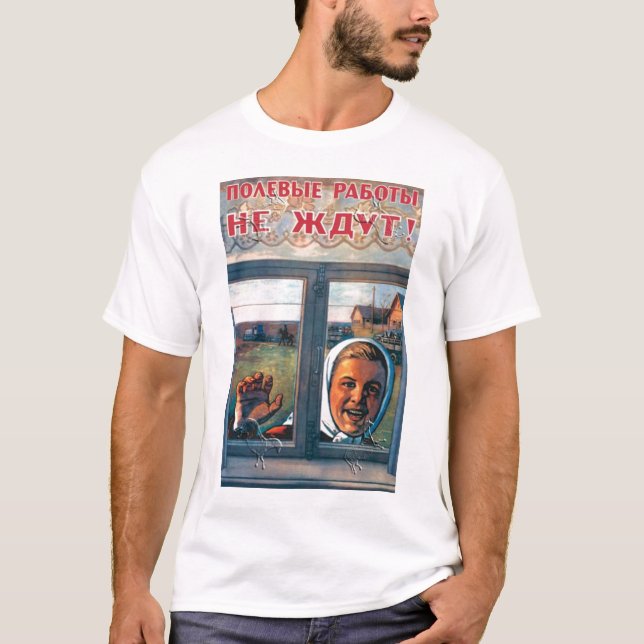 USSR,  russian, soviet, propaganda T-Shirt (Front)