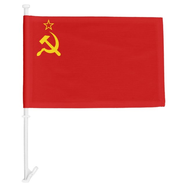 USSR Soviet Union Flag Communist Sickle and Hammer (Front)