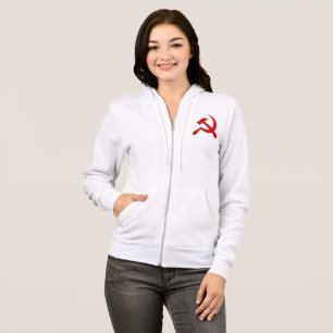 USSR Soviet Union Flag Communist Sickle and Hammer Hoodie