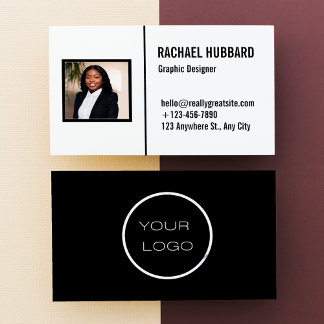 ustom Logo Modern Minimalist Professional Business Business Card