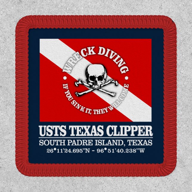 USTS Texas Clipper (best wrecks) Patch (Front)