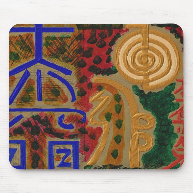 USUI REIKI symbols Mouse Pad (Front)