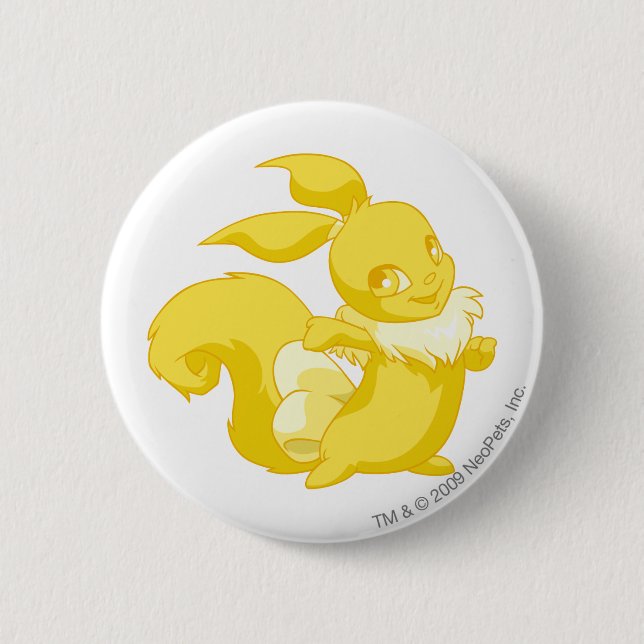 Usul Gold Pinback Button (Front)