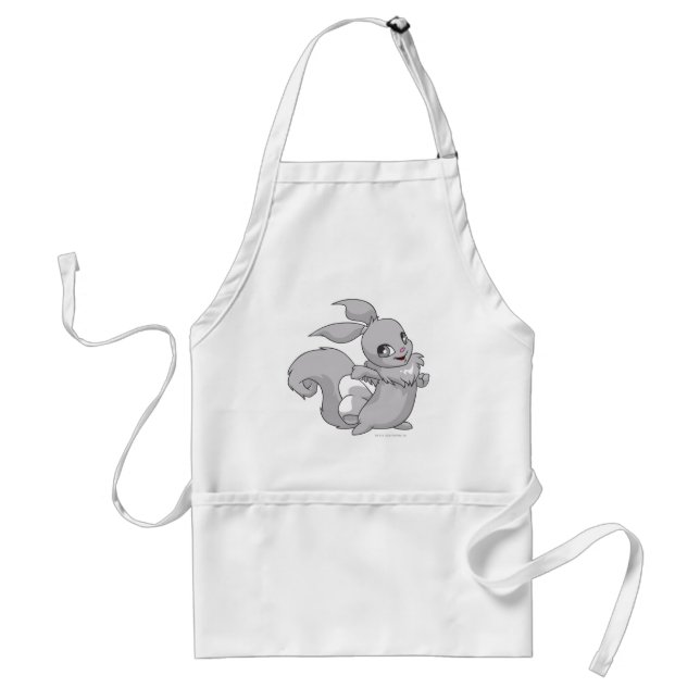 Usul Silver Adult Apron (Front)