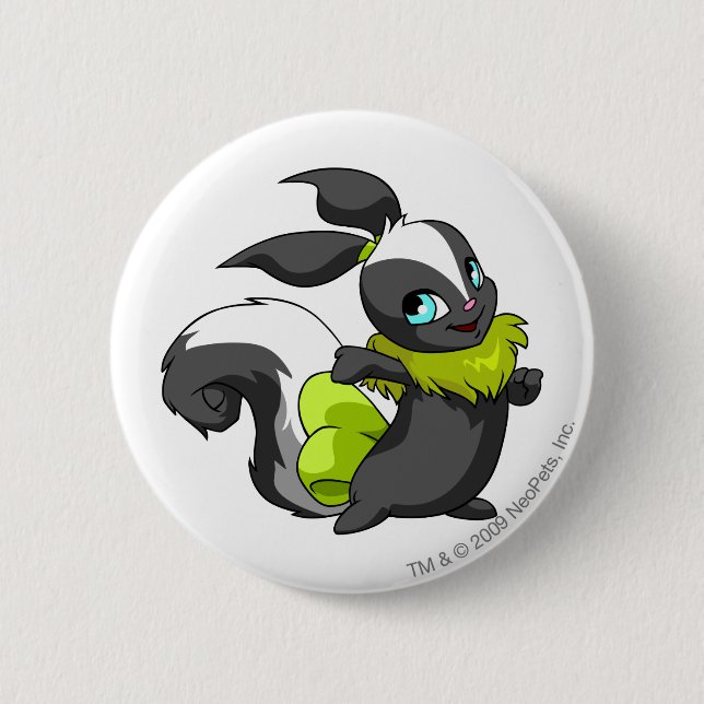 Usul Skunk Pinback Button (Front)
