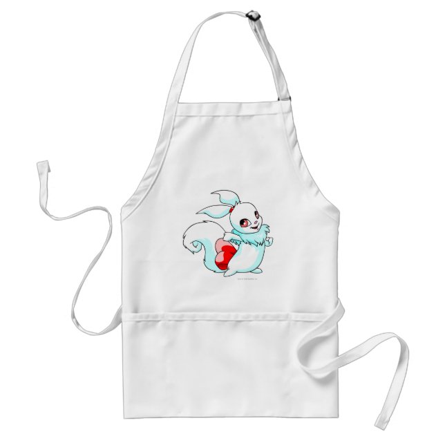 Usul White Adult Apron (Front)