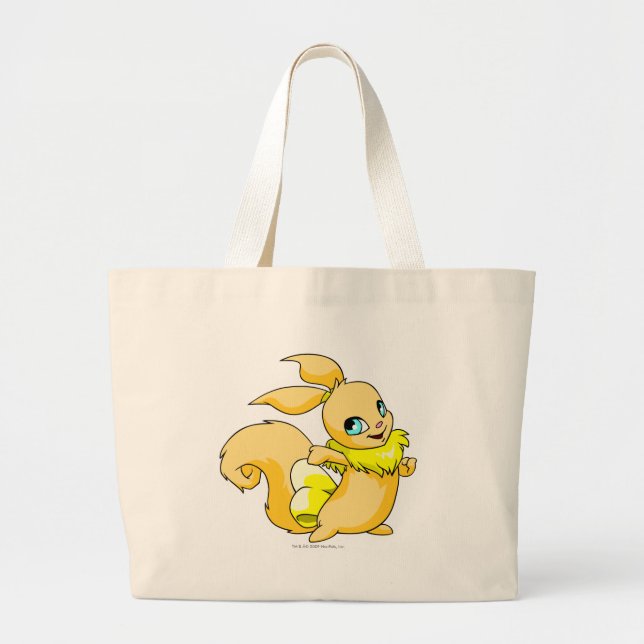 Usul Yellow Large Tote Bag (Front)