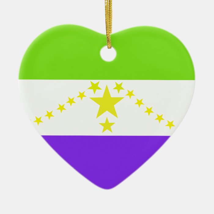 Usulutan El Salvador, Egypt flag Christmas Tree Ornaments