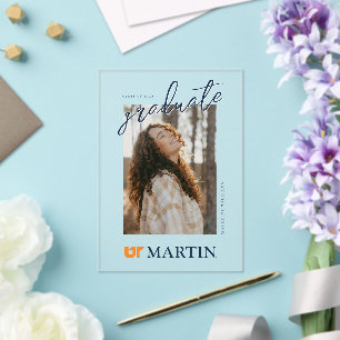 UT Martin Acrylic Invitations