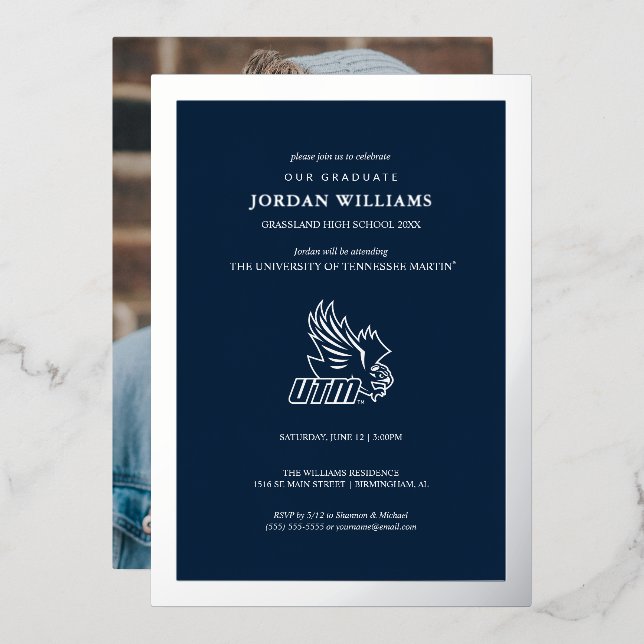 UT Martin Foil Invitation (Front/Back)