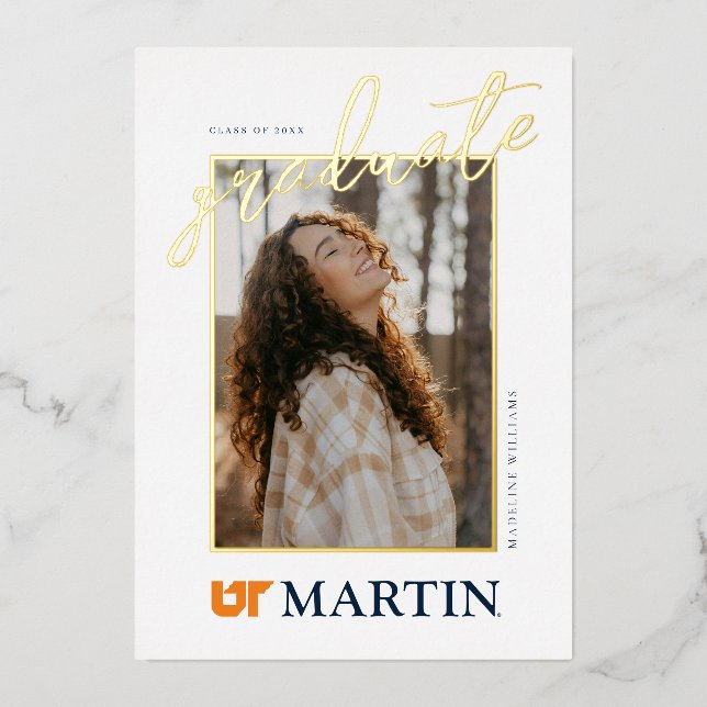 UT Martin Foil Invitation (Front)