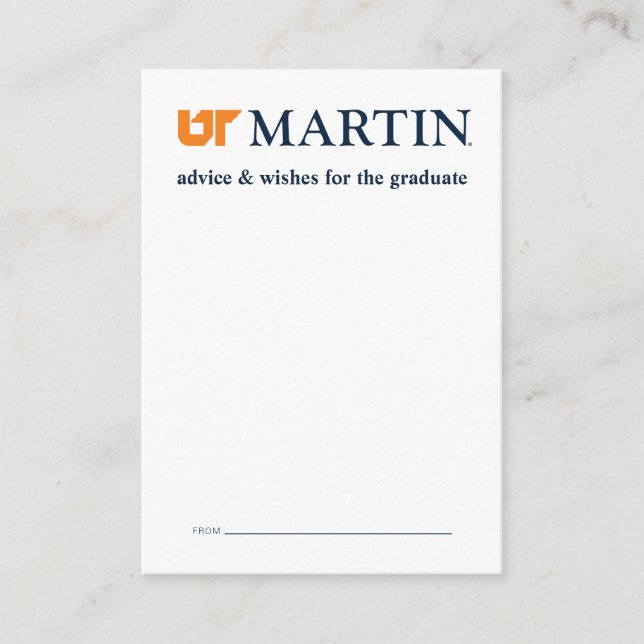 UT Martin Note Card (Front)