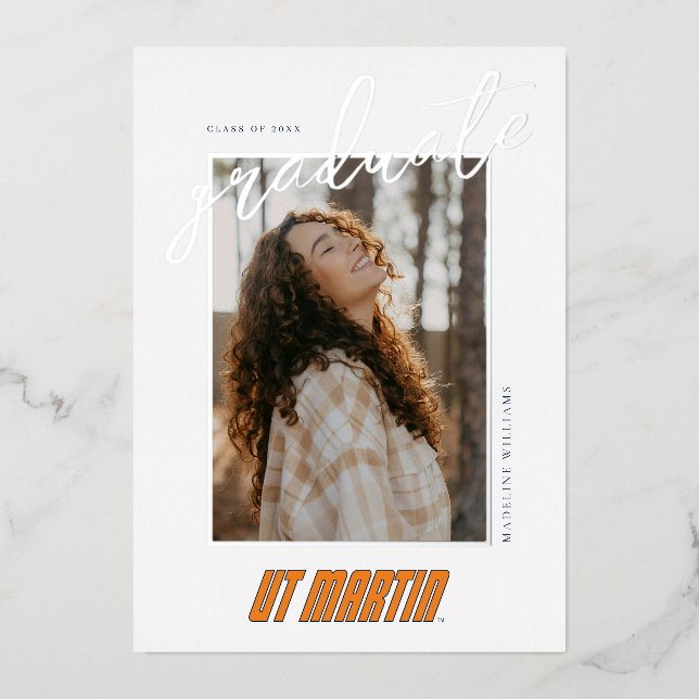 UT Martin University Foil Invitation (Front)