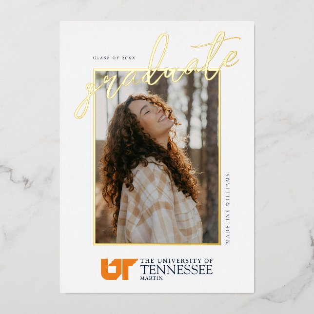 UT Martin University Foil Invitation (Front)