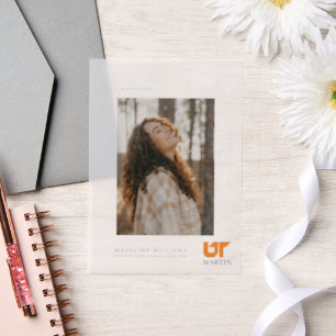 UT Martin University Vellum Invitations
