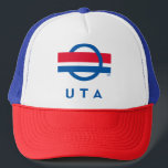 UTA trucker Hat<br><div class="desc">Red White and Blue Trucker hat for showing you Transit Pride!</div>