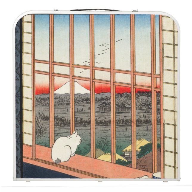 Utagawa Hiroshige - Asakusa Rice fields Beer Pong Table (Folded)
