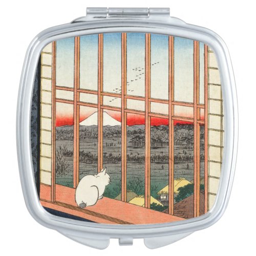 Utagawa Hiroshige _ Asakusa Rice fields Compact Mirror