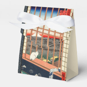 Utagawa Hiroshige - Asakusa Rice fields Favor Boxes