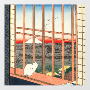 Utagawa Hiroshige - Asakusa Rice fields Floor Decals