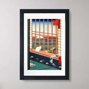 Utagawa Hiroshige - Asakusa Rice fields Framed Art
