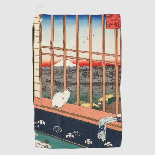 Utagawa Hiroshige _ Asakusa Rice fields Golf Towel