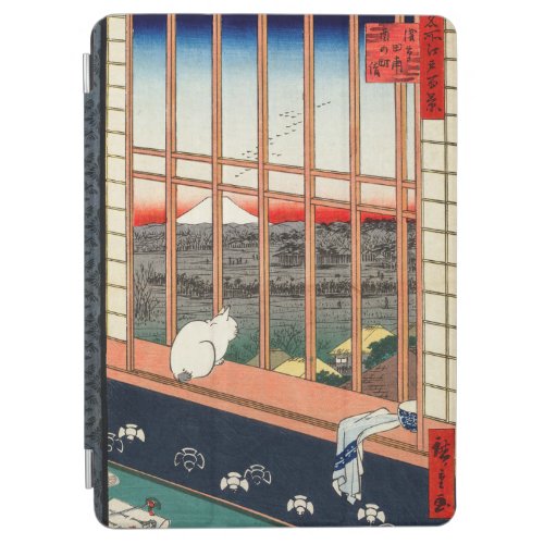 Utagawa Hiroshige _ Asakusa Rice fields iPad Air Cover