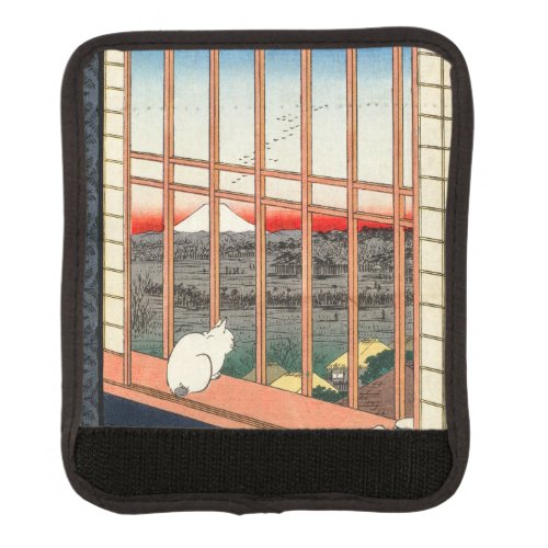 Utagawa Hiroshige _ Asakusa Rice fields Luggage Handle Wrap