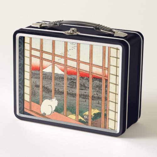 Utagawa Hiroshige _ Asakusa Rice fields Metal Lunch Box
