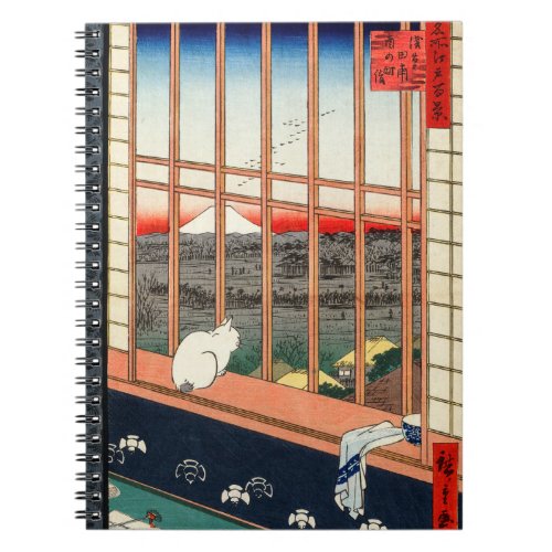 Utagawa Hiroshige _ Asakusa Rice fields Notebook