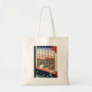 Utagawa Hiroshige - Asakusa Rice fields Tote Bag