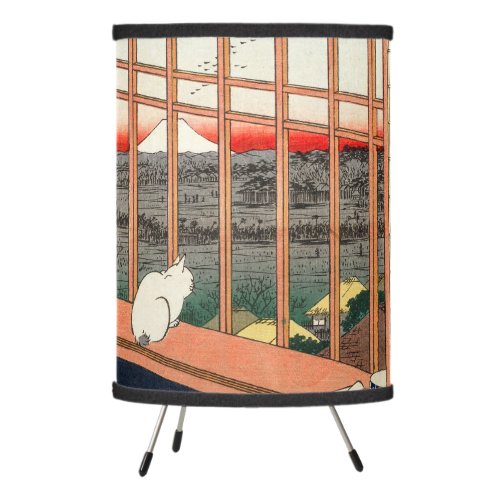 Utagawa Hiroshige _ Asakusa Rice fields Tripod Lamp