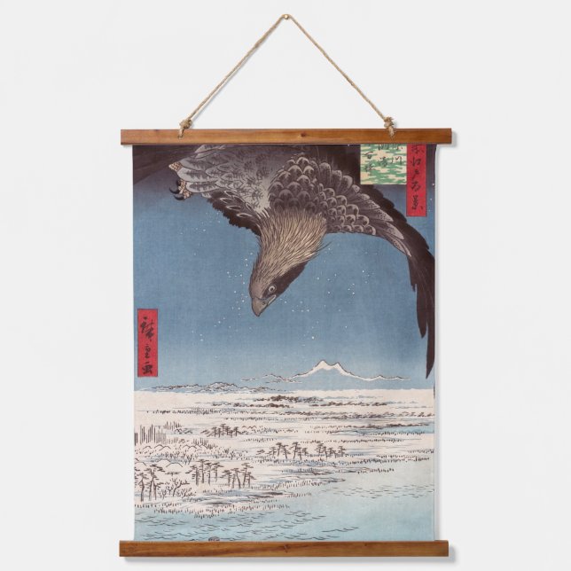 Utagawa Hiroshige - Fukagawa Susaki and Jumantsubo Hanging Tapestry (Front)