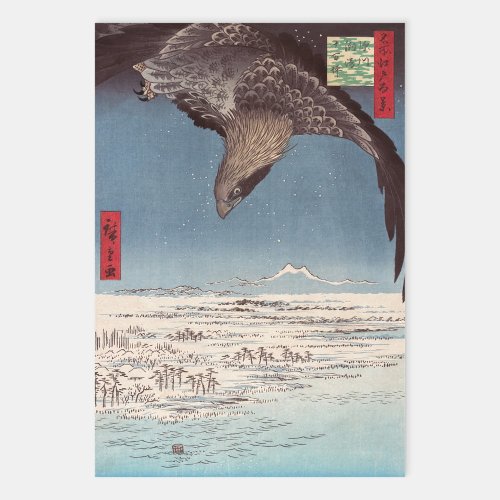 Utagawa Hiroshige _ Fukagawa Susaki and Jumantsubo Wrapping Paper Sheets