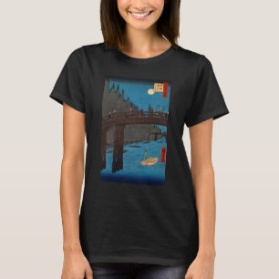 Utagawa Hiroshige - Kyoto Bridge by Moonlight T-Shirt
