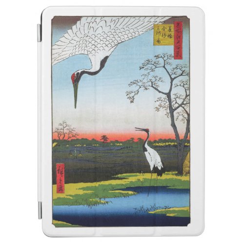 Utagawa Hiroshige _ Minowa Kanasugi Mikawashima iPad Air Cover